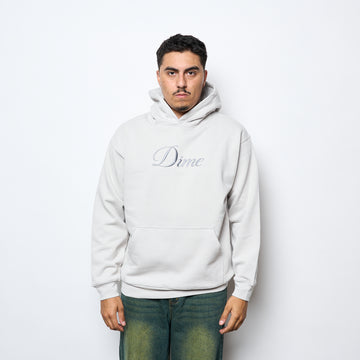 Dime MTL - Cursive Hoodie (Cement)