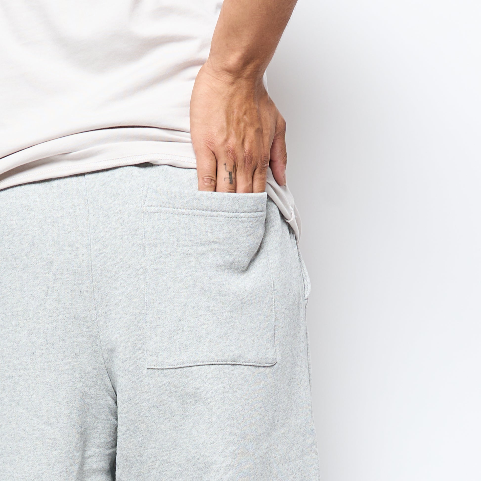 Dime MTL - Cursive Small Logo Sweatpants (Heather Grey)