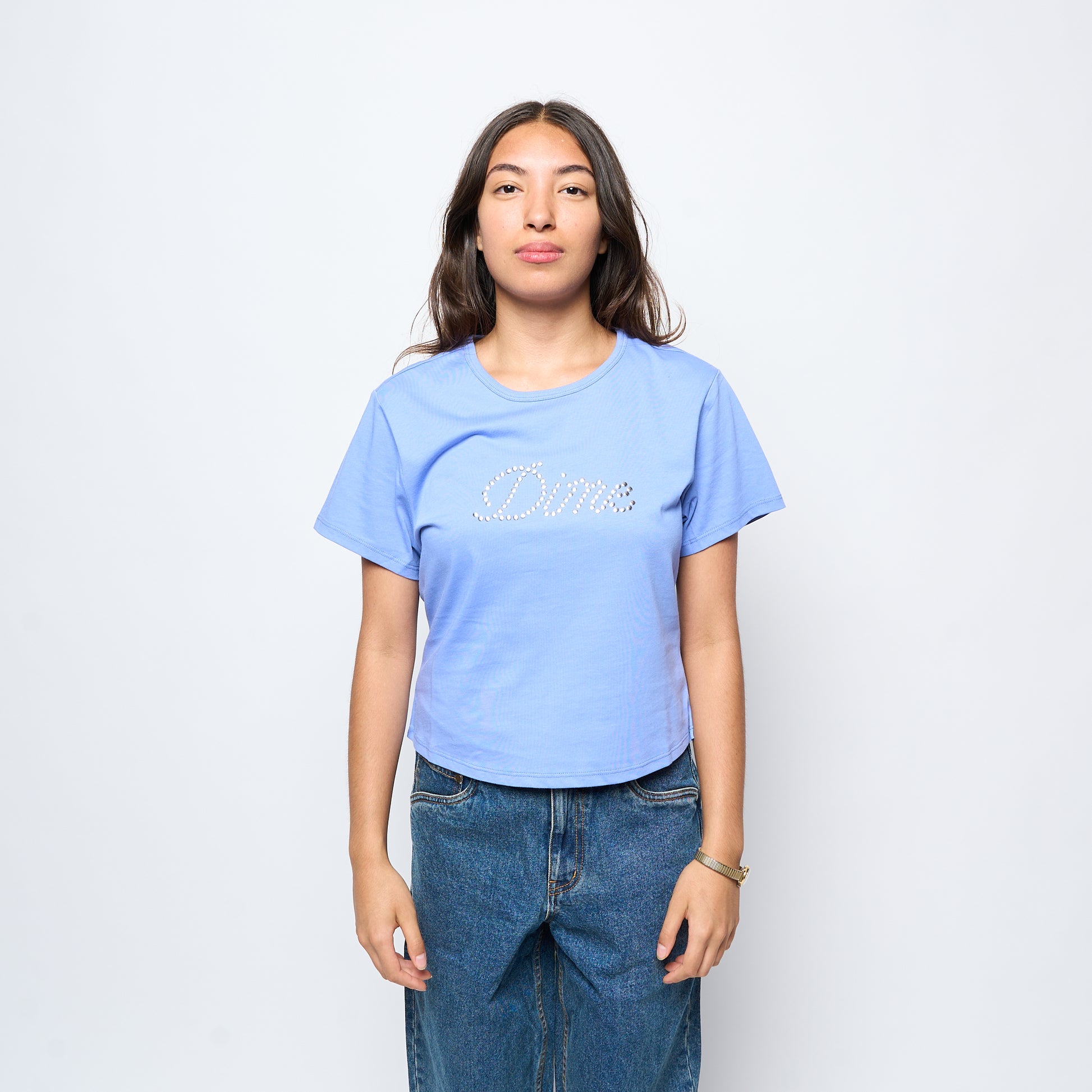 Dime MTL - Icy T-Shirt (Light Indigo)