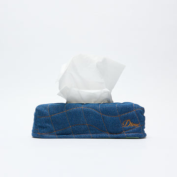 Dime MTL - Quilted Tissue Box Cover (Indigo)