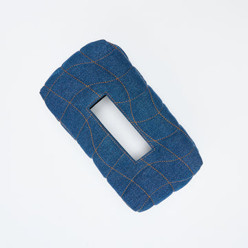 Dime MTL - Quilted Tissue Box Cover (Indigo)