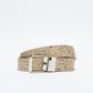 Dime MTL - Reversible Leather Belt (Beige/Brown)