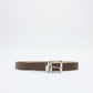 Dime MTL - Reversible Leather Belt (Beige/Brown)