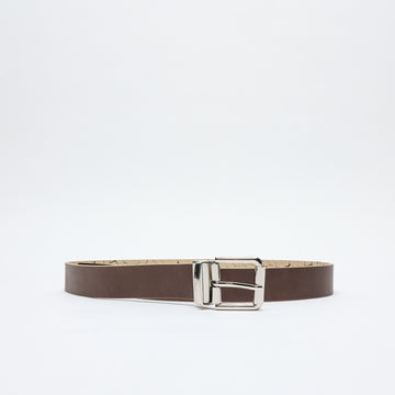 Dime MTL - Reversible Leather Belt (Beige/Brown)