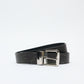 Dime MTL - Reversible Leather Belt (Black/Black)