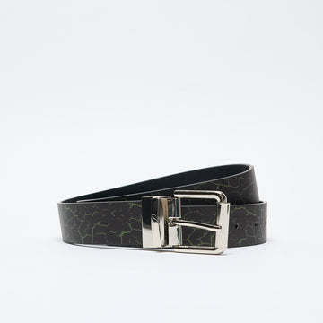 Dime MTL - Reversible Leather Belt (Black/Black)