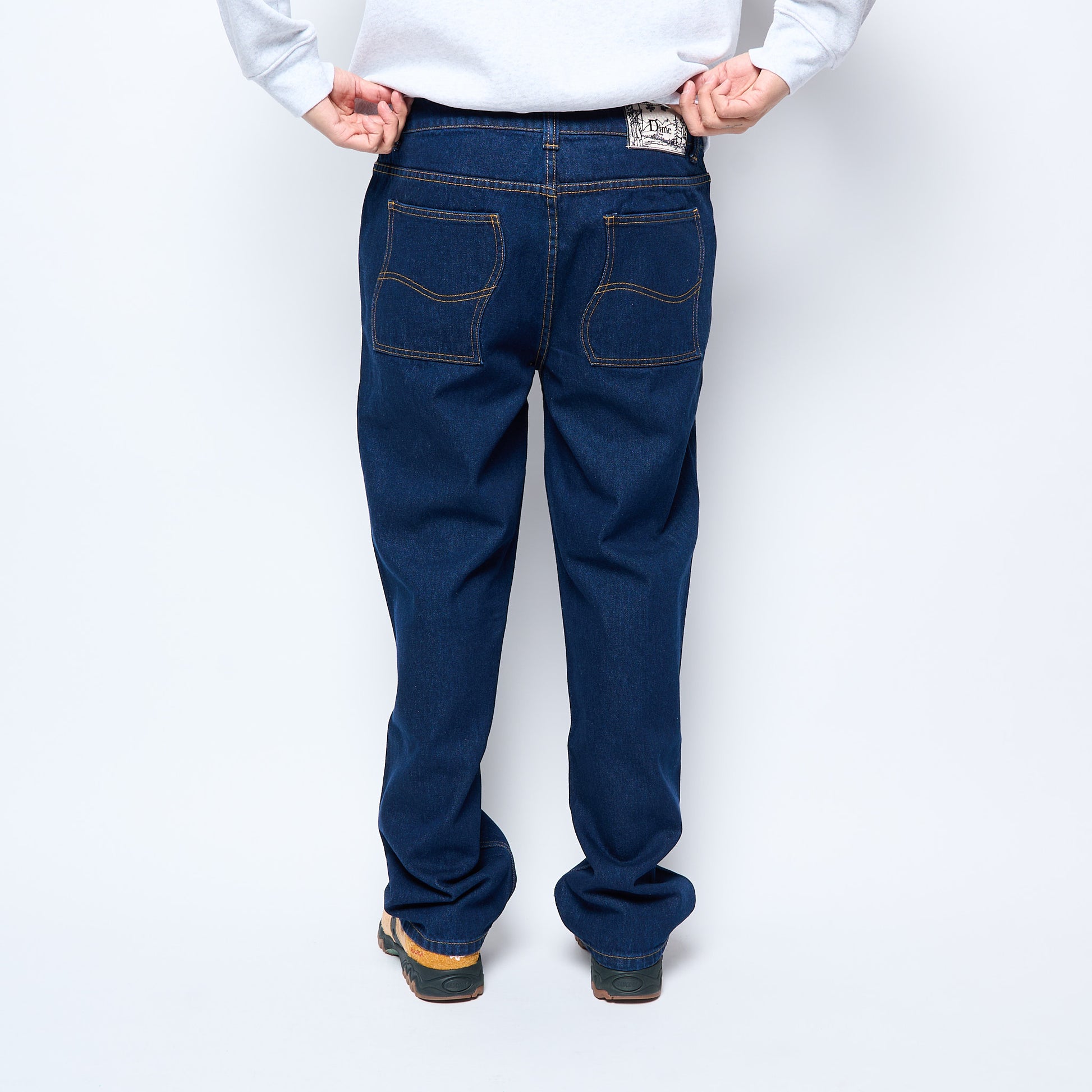 Dime Mtl - Classic Relaxed Denim Pants (Indigo)