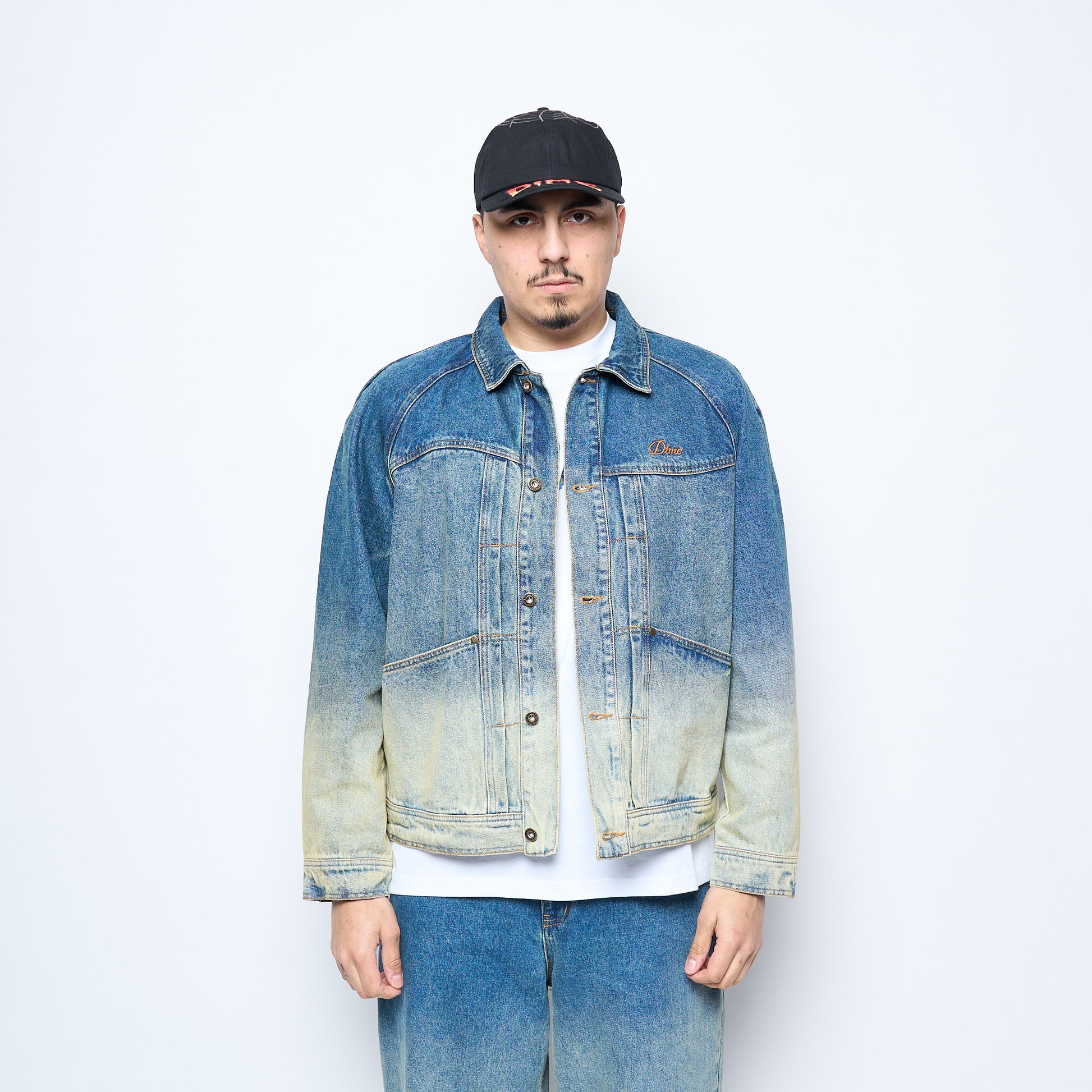 Dime Mtl - Denim Jacket (Dipped Sandblasted Indigo)
