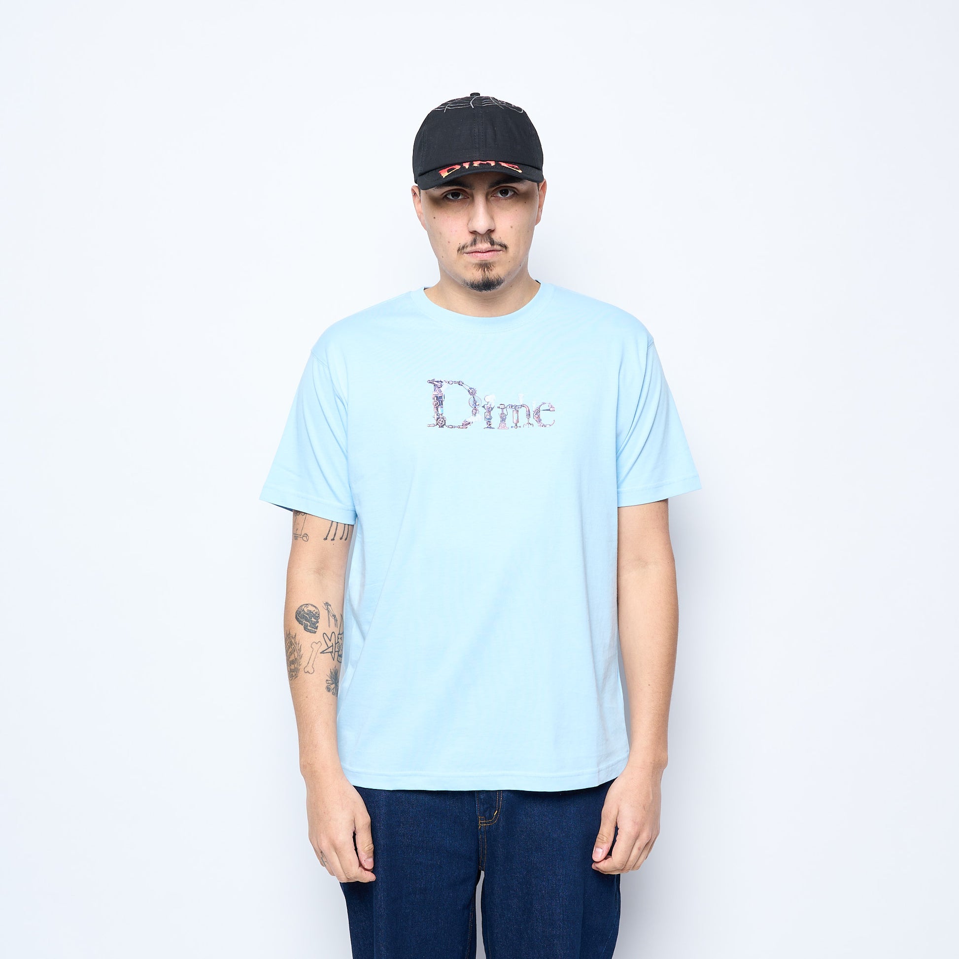 Dime Mtl Classic Steampunk T-Shirt (Baby Blue)