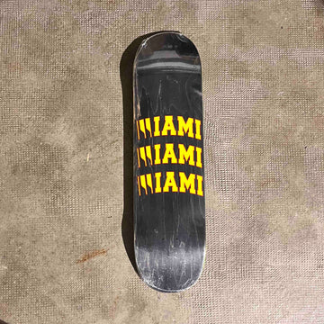 EDGLRD Skateboards - MIAMI Black Deck 8.5
