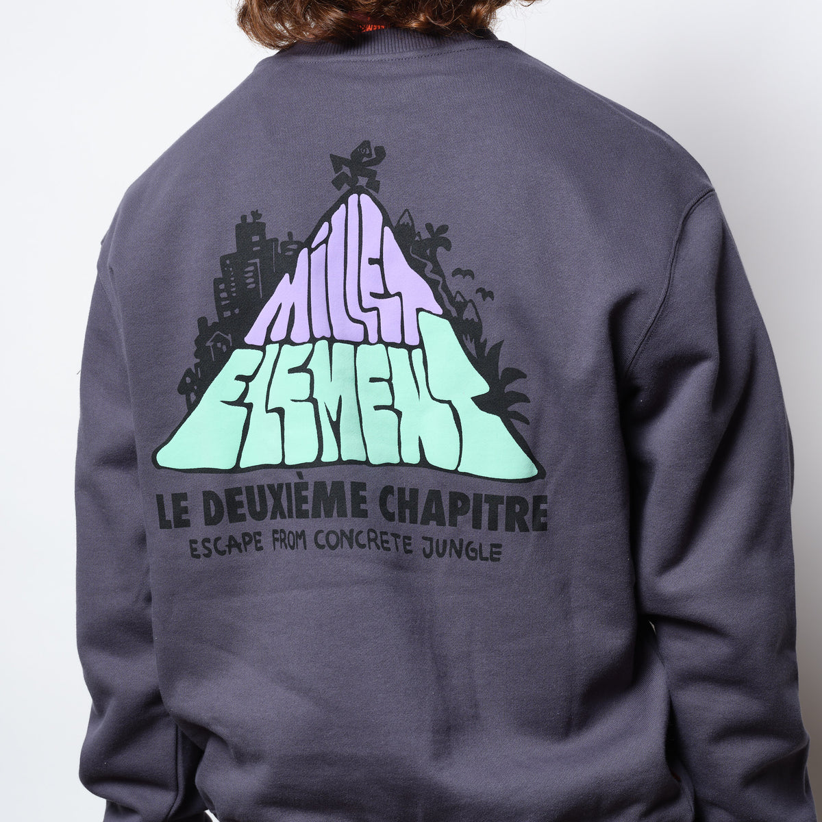 Millet x Element  MXE Hit The Top Crewneck Blue