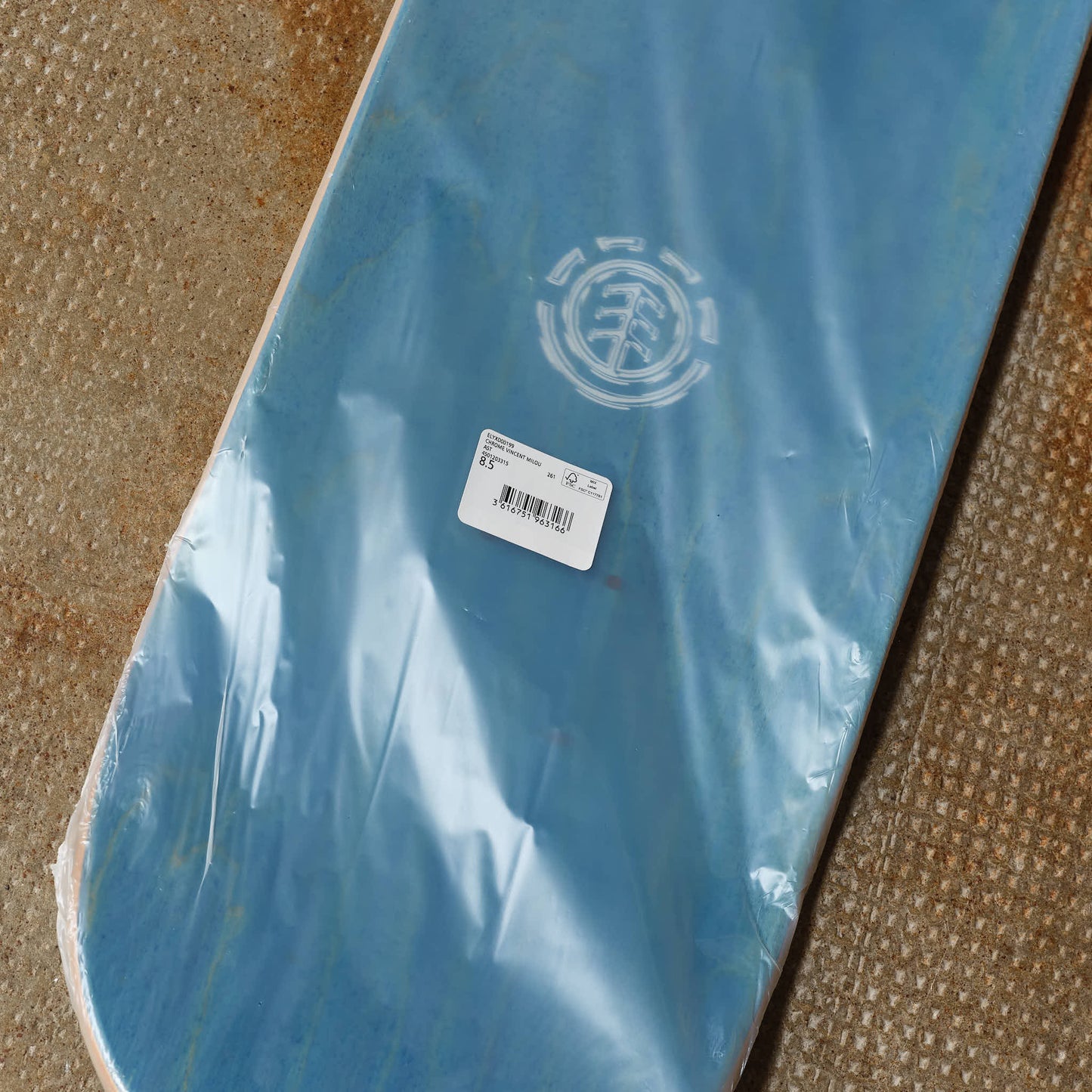 Element Skateboards - Vincent Milou Chrome Pro Deck (White/ Chrome)