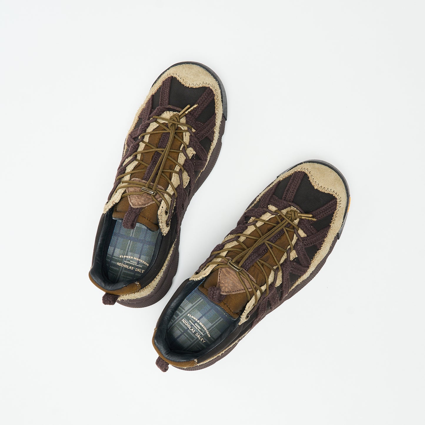 Nicholas Daley x Flower Mountain - Iwano 2 Uni Waxed Nylon Ribbon Tapes (Kaki)