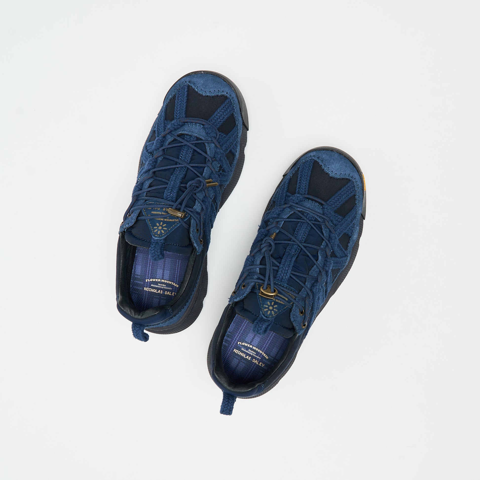 Nicholas Daley x Flower Mountain - Iwano 2 Uni Waxed Nylon Ribbon Tapes (Navy)
