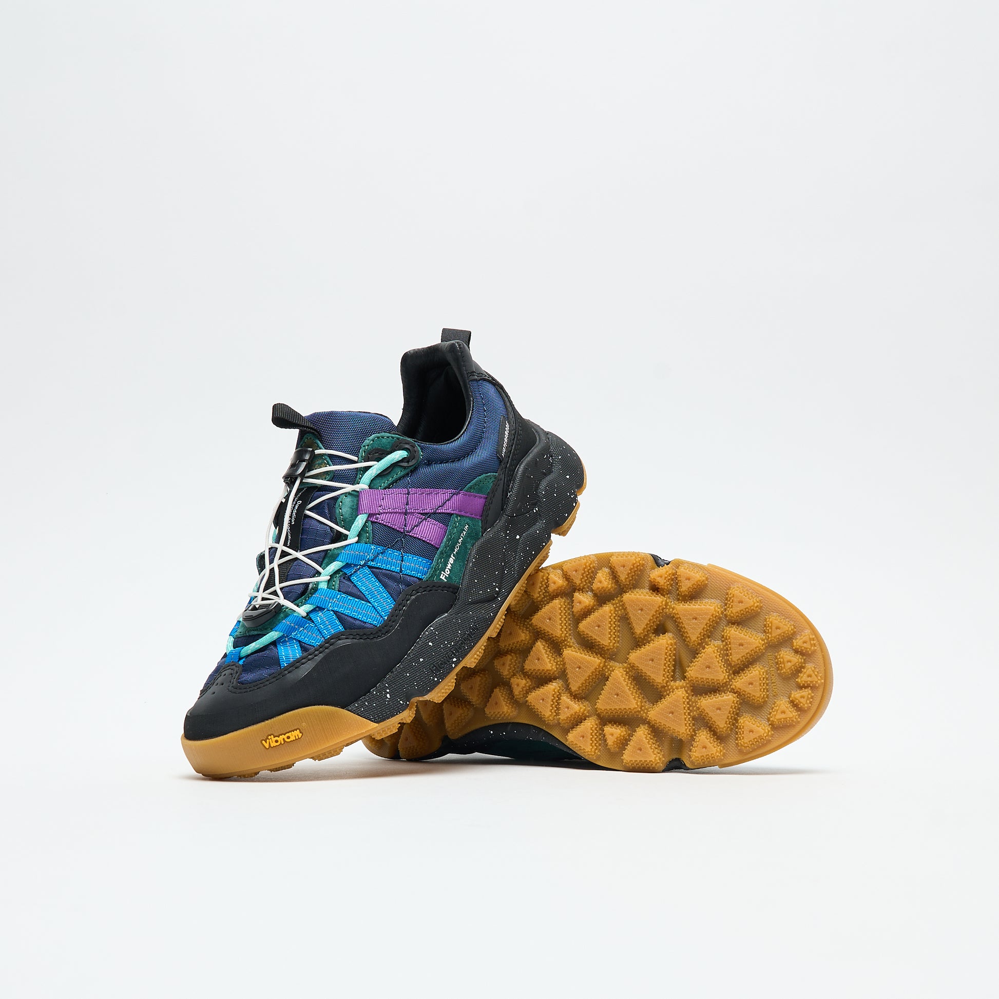 Flower Mountain - Iwano 2 RBW Uni Suede/Fabric (Black)