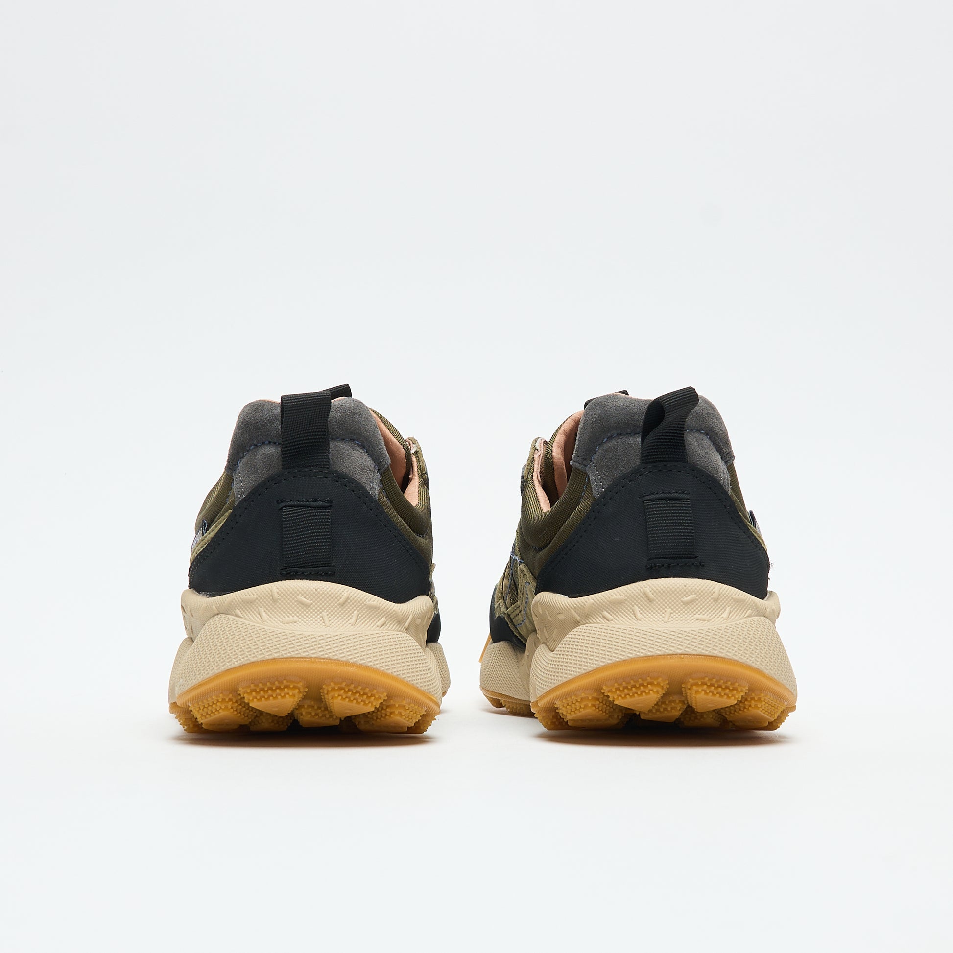 Flower Mountain - Iwano 2 Uni Suede/Nylon Fabric (Military/Black)