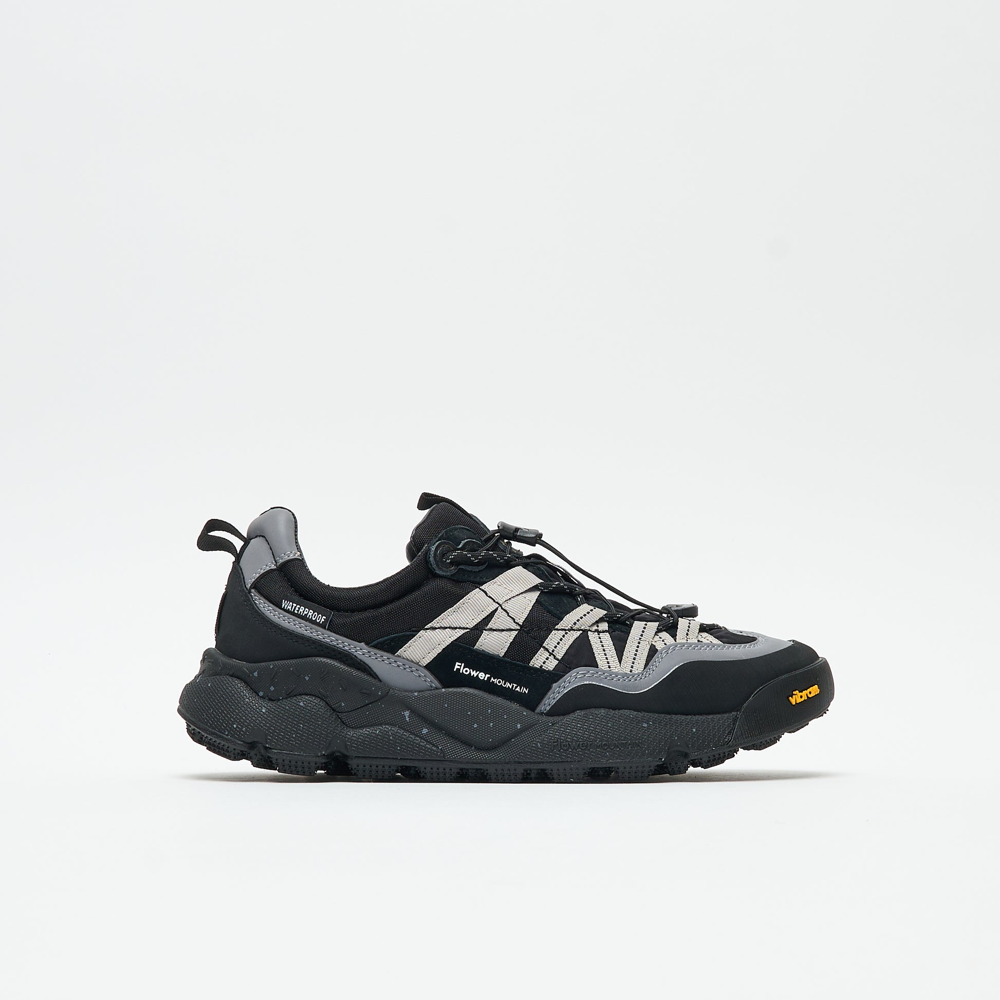 Flower Mountain - Iwano 2 Uni Suede/Nylon (Black/Anthracite/Acciaio)