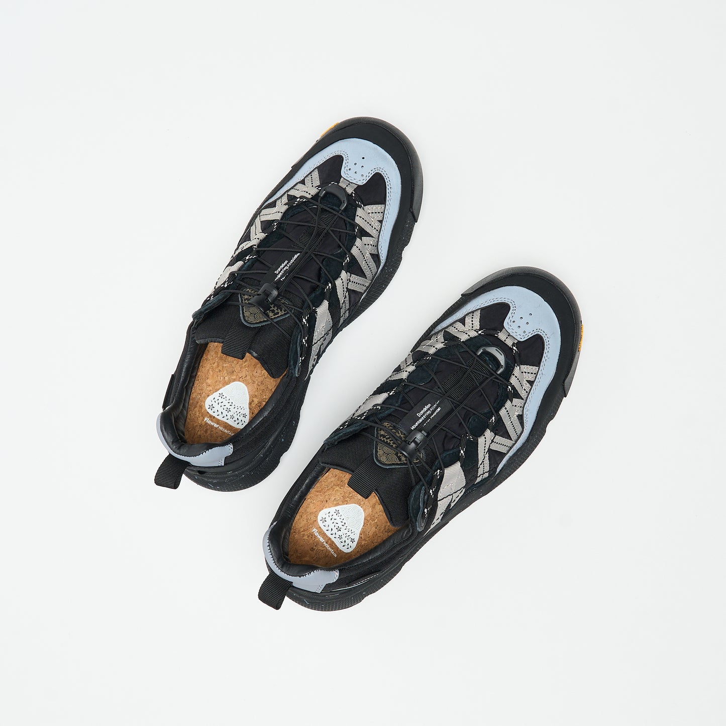 Flower Mountain - Iwano 2 Uni Suede/Nylon (Black/Anthracite/Acciaio)