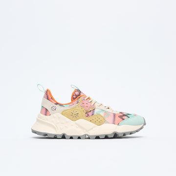 Flower Mountain - Kotetsu Women Suede Knitted (Aquamarine-Zucca-Cream)