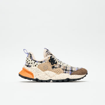 Flower Mountain - Kotetsu Woman Suede/Woolen Knitting/Insole Shearling (Dark Grey)