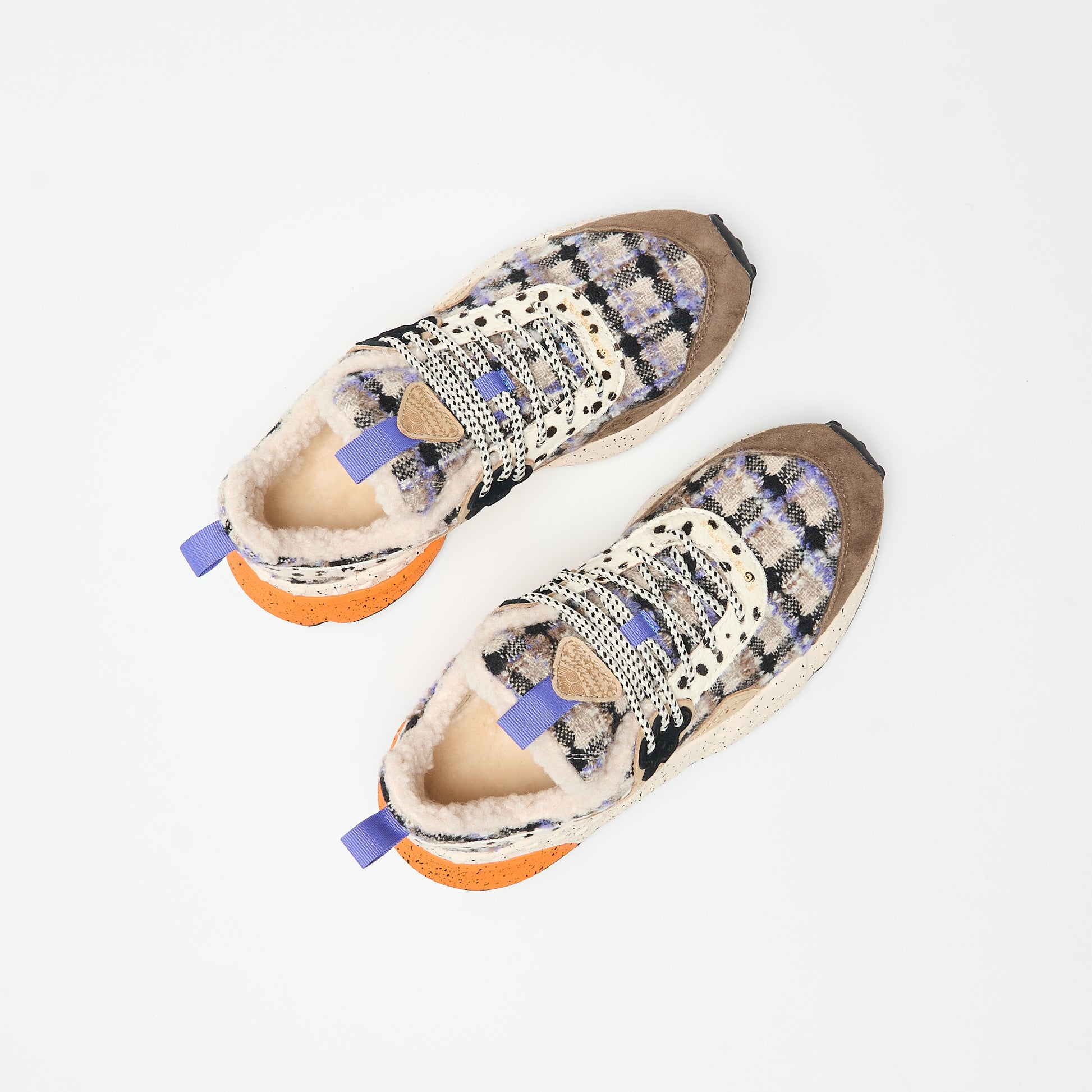Flower Mountain - Kotetsu Woman Suede/Woolen Knitting/Insole Shearling (Dark Grey)