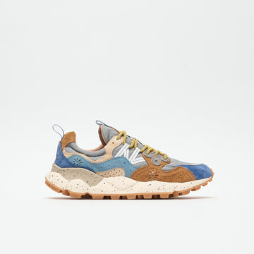 Flower Mountain - Yamano 3 Man Suede Nylon (Brown Deep/Petrol Light Blue)