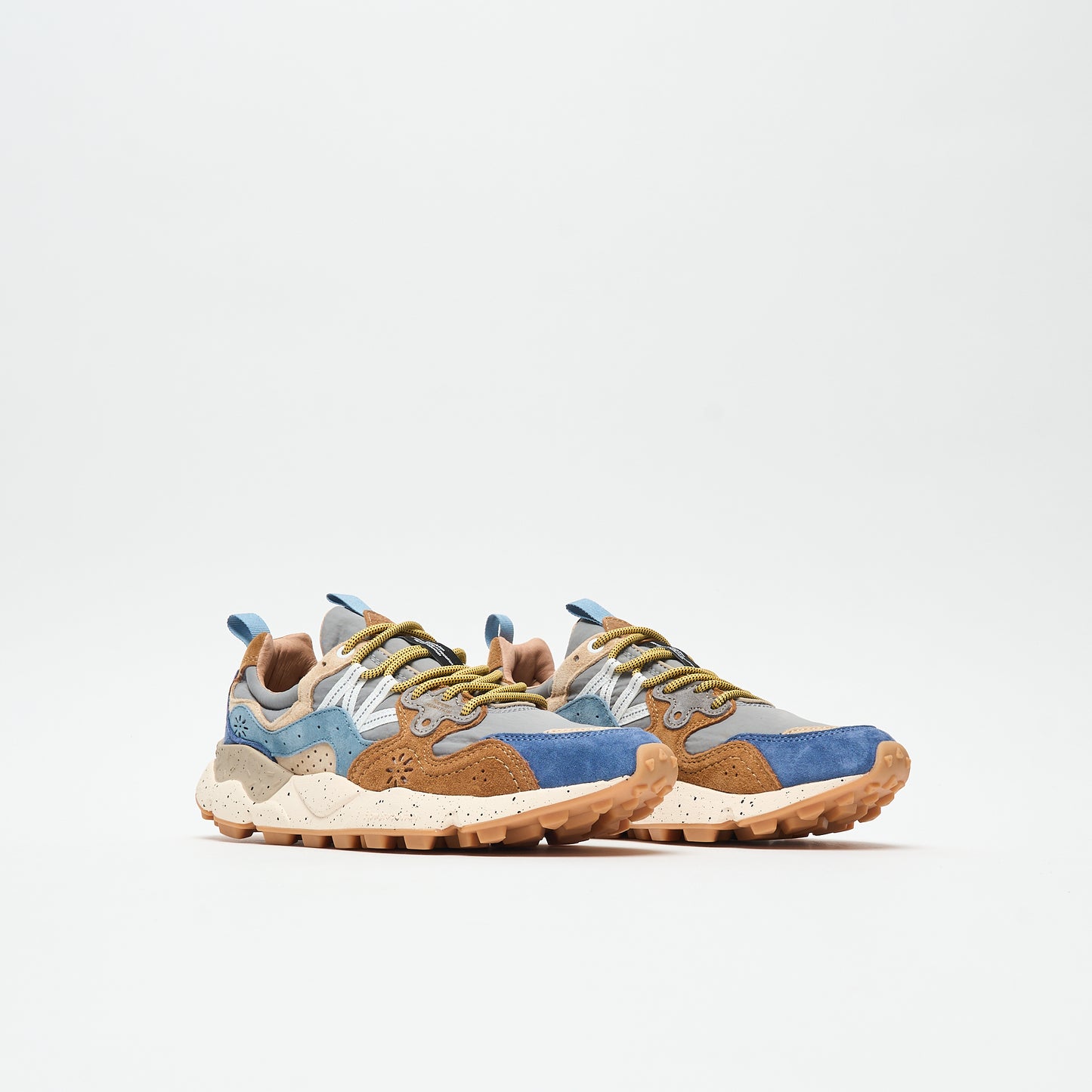 Flower Mountain - Yamano 3 Man Suede Nylon (Brown Deep/Petrol Light Blue)