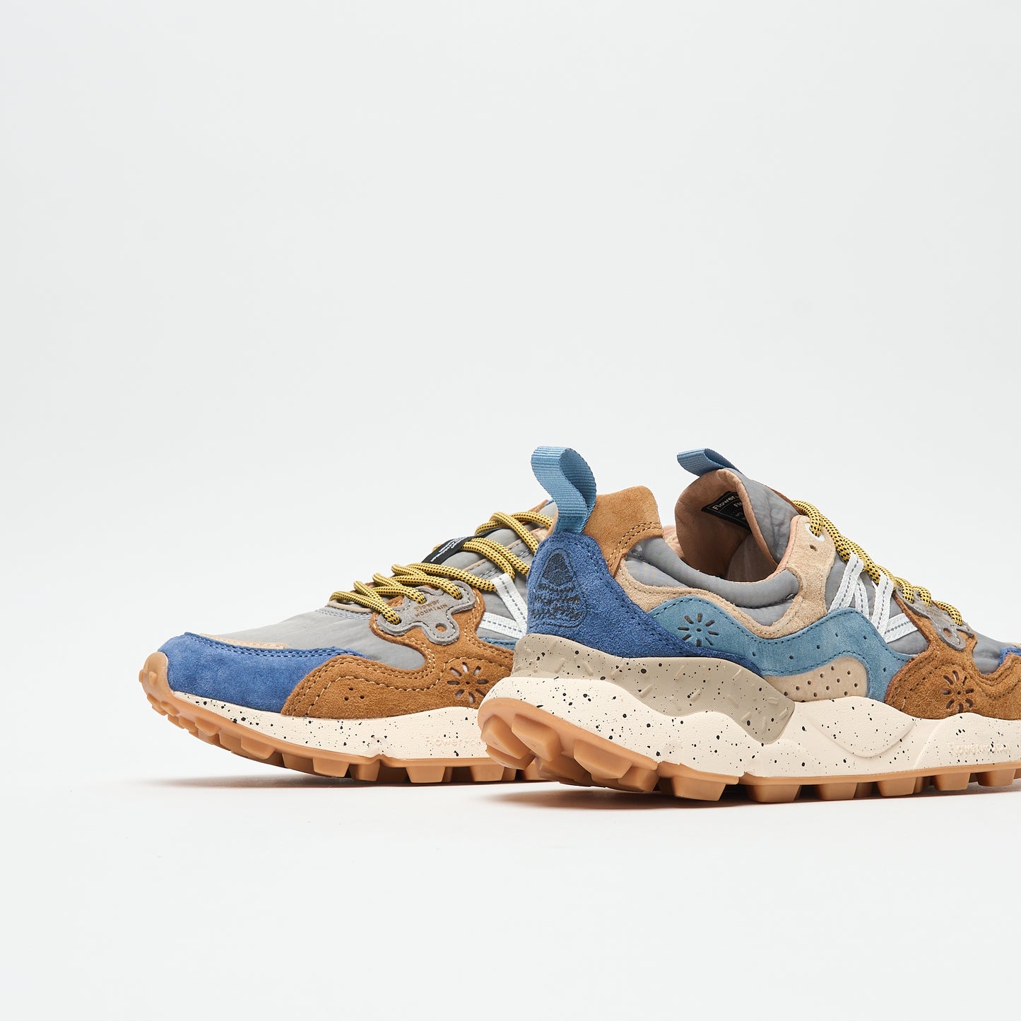 Flower Mountain - Yamano 3 Man Suede Nylon (Brown Deep/Petrol Light Blue)