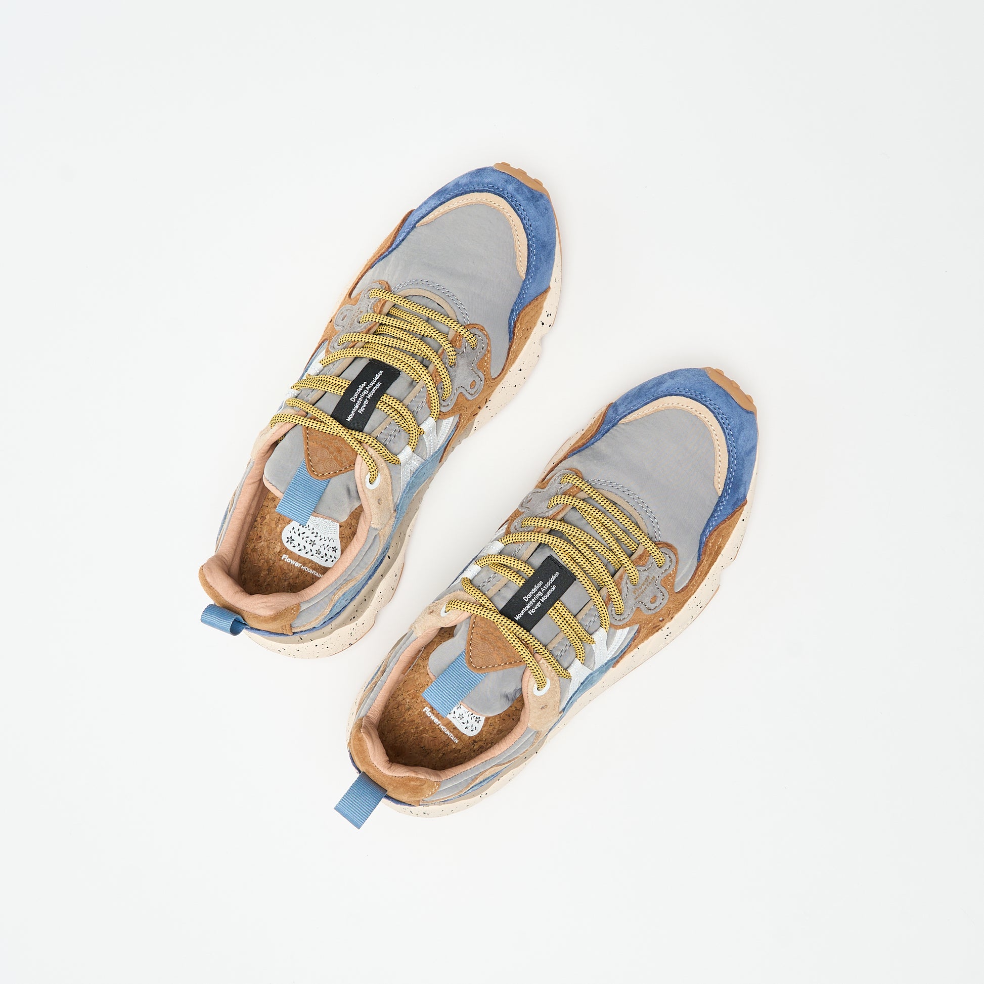 Flower Mountain - Yamano 3 Man Suede Nylon (Brown Deep/Petrol Light Blue)