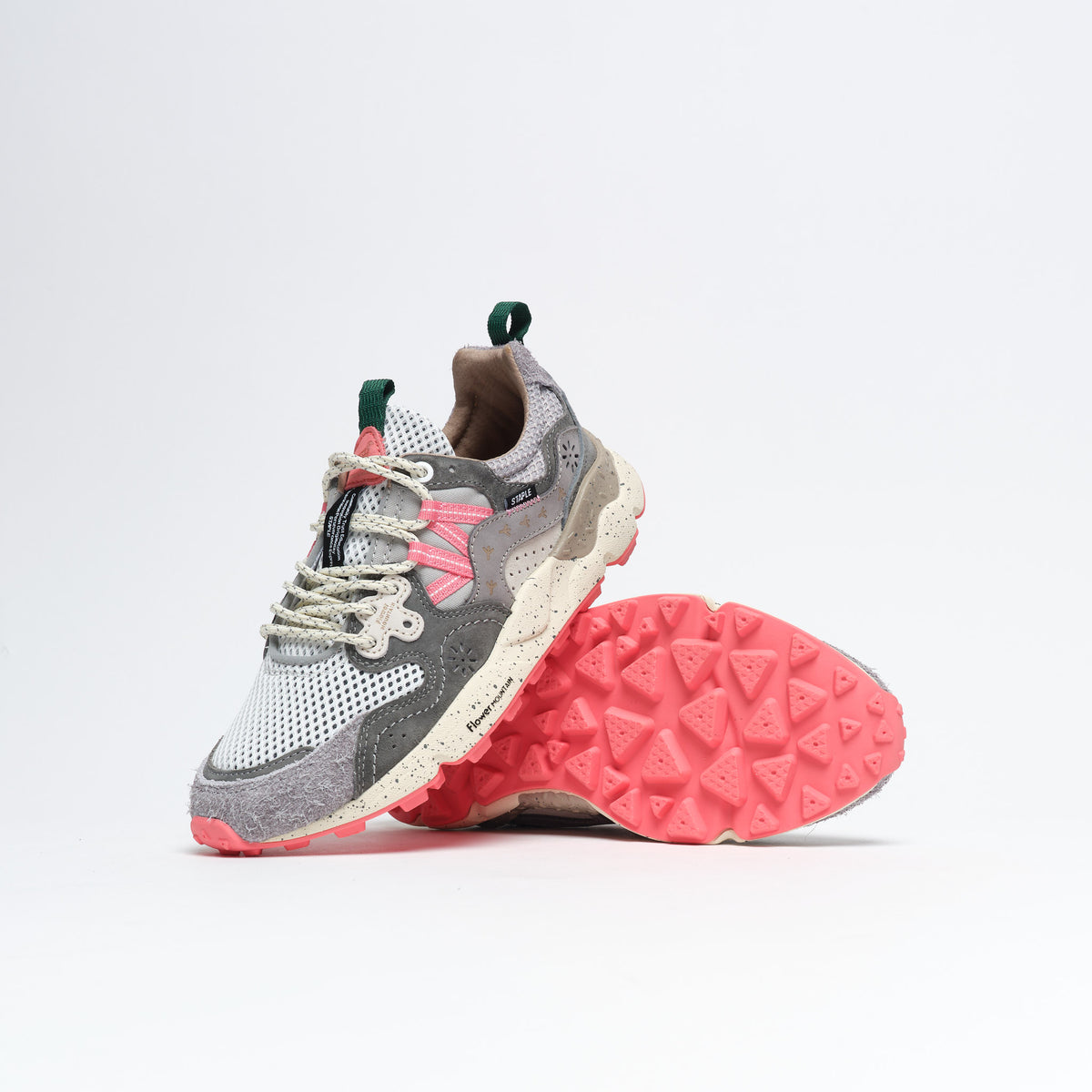 Staple x Flower Mountain - Yamano 3 Uni Jeff Staple Suede/mesh (Grey/Anthracite)