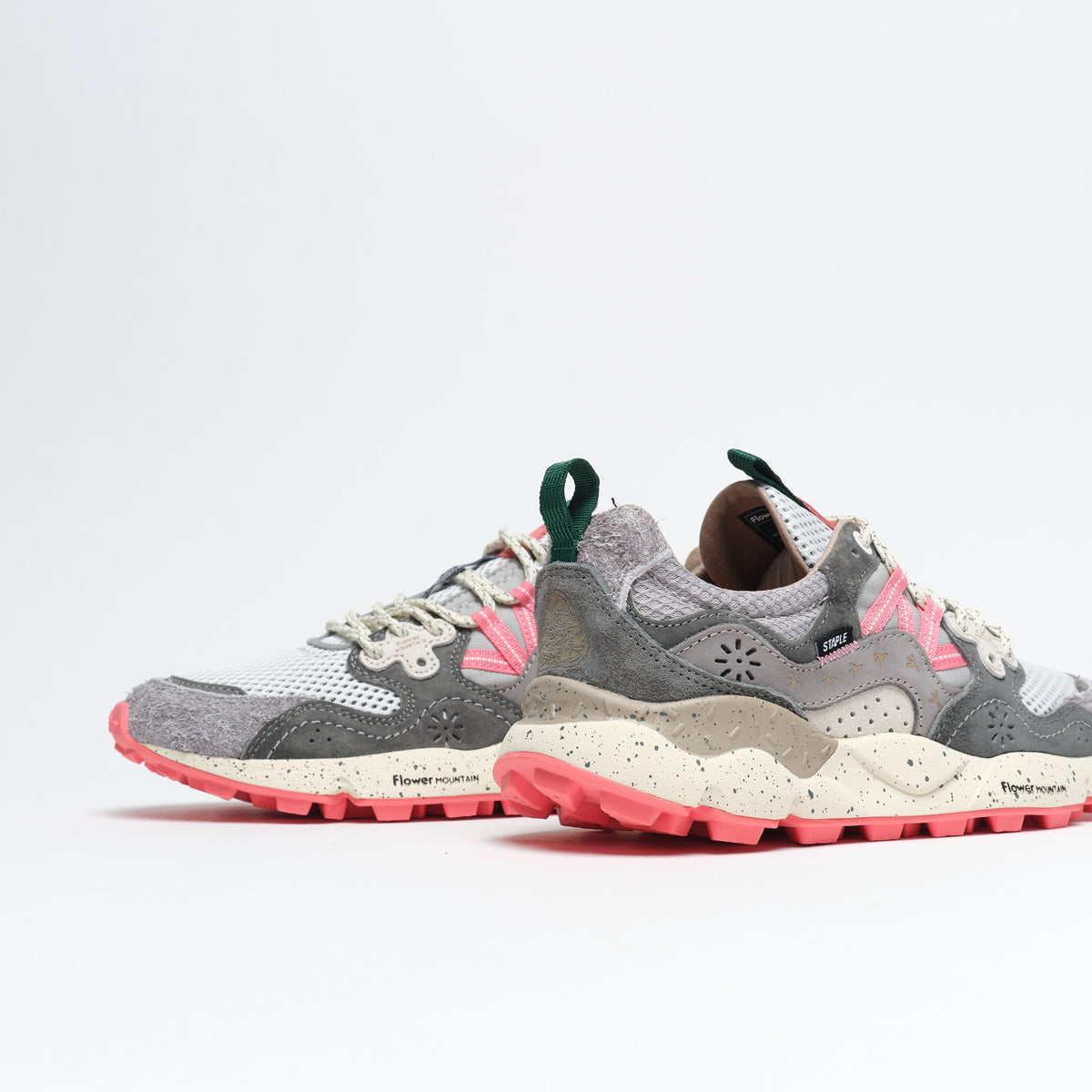 Staple x Flower Mountain - Yamano 3 Uni Jeff Staple Suede/mesh (Grey/Anthracite)