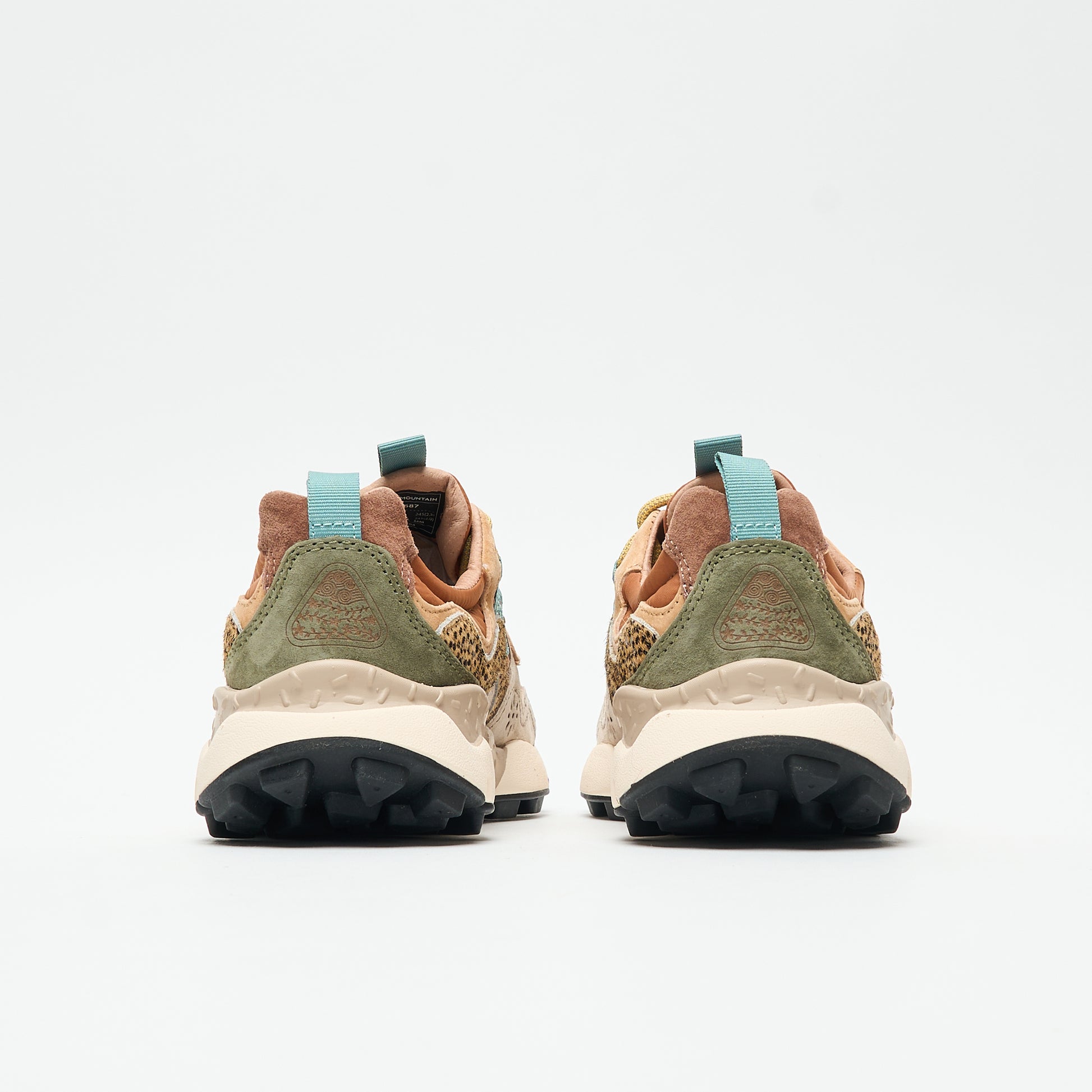 Flower Mountain - Yamano 3 Uni Suede/Pony Hair/Nylon (Dark Grey/Mud/Dark Brown)