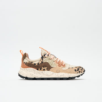 Flower Mountain - Yamano 3 Uni Suede/Print/Nylon (Beige/Milk/Light Brown)