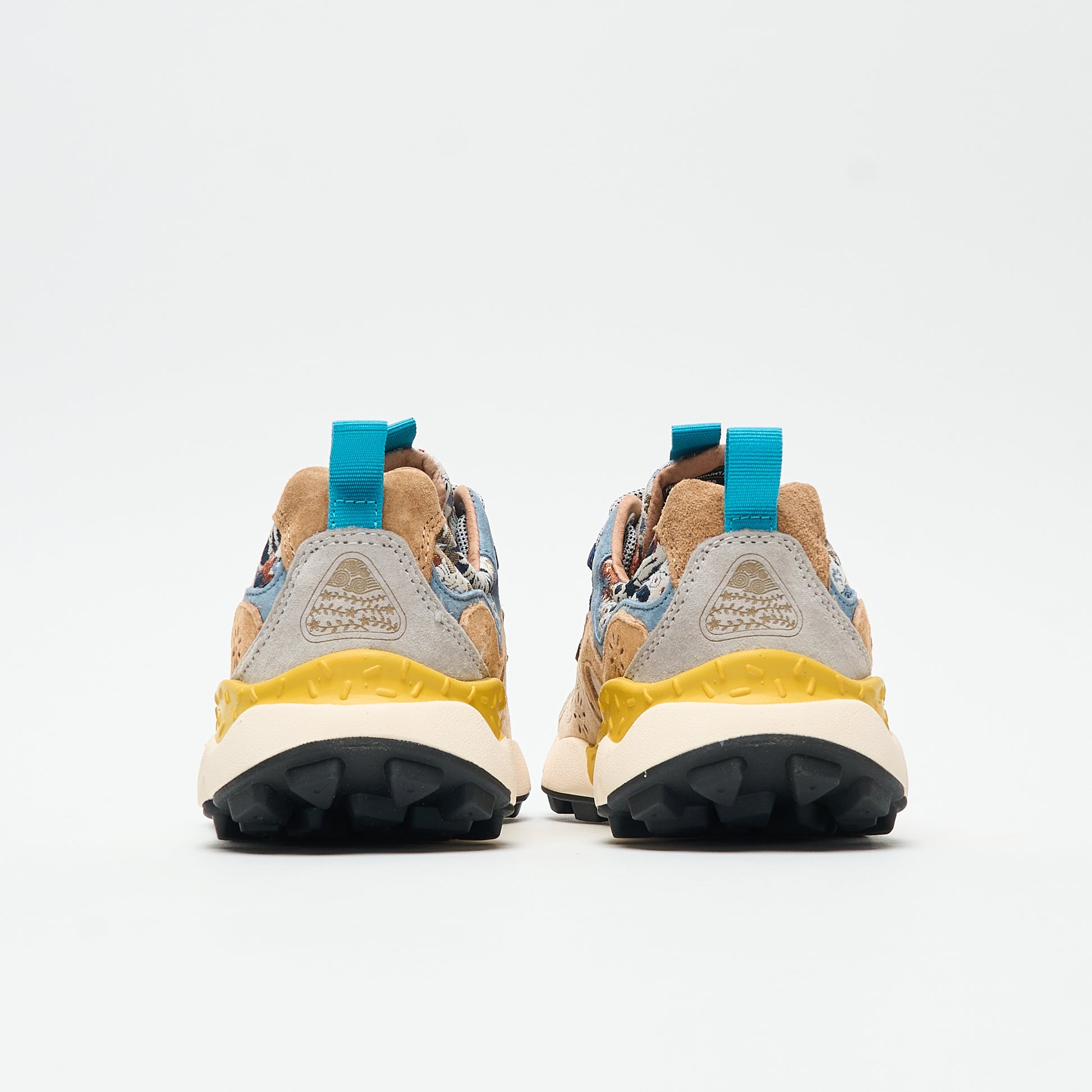 Flower Mountain - Yamano 3 Woman Suede/Jacquard (Flower Print/Cloud Grey)