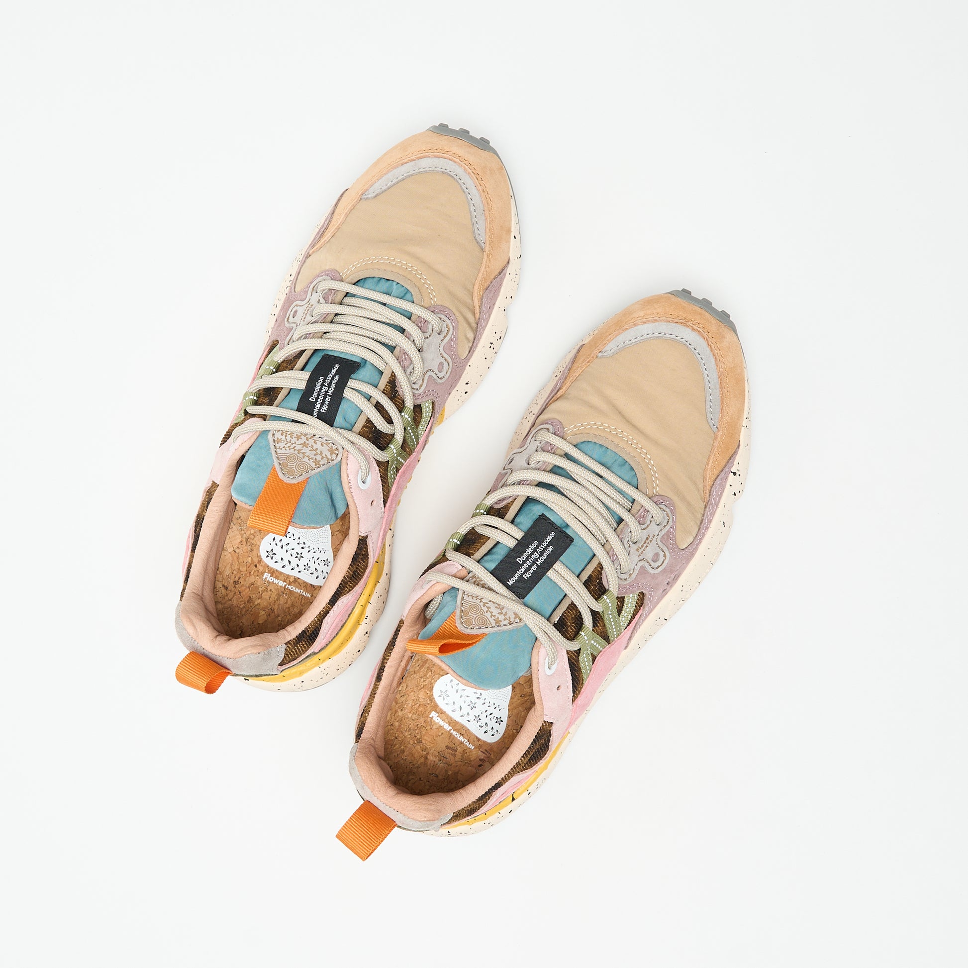 Flower Mountain - Yamano 3 Woman Suede/Knitted Fabrics Leopard (Light Mustard)