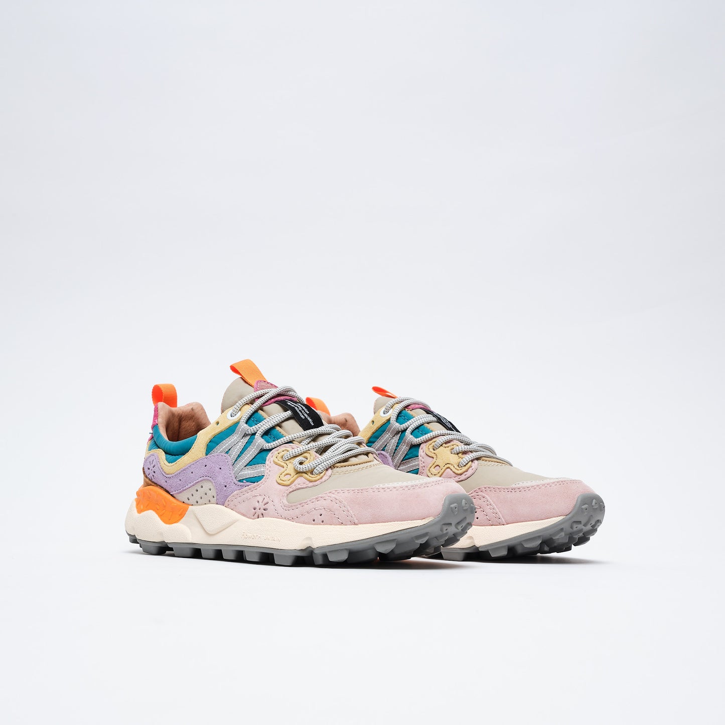 Flower Mountain - Yamano 3 Woman Suede / Nylon (Light Pink-Lilac-Petrol)