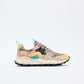 Flower Mountain -Yamano 3 Women Suede/Print Leopard Cotton (Beige/Sand)