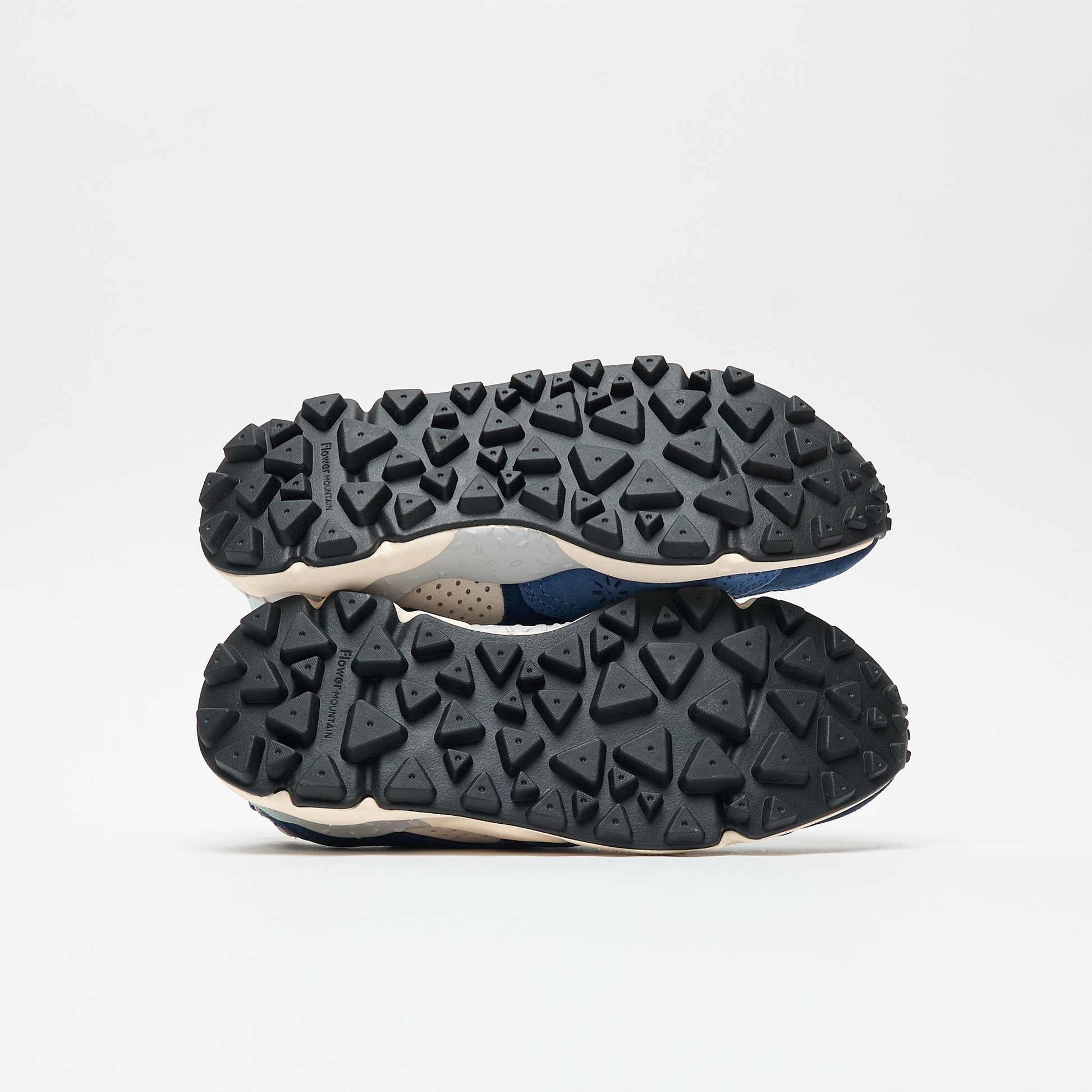 Flower Mountain - Yamano 3 Woman Suede/Woolen Knitting Breads Check (Navy)