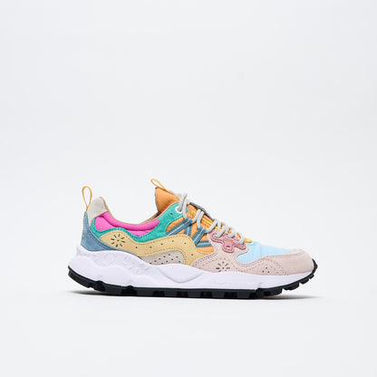 Flower Mountain -   Yamano 3 Woman (Rose / Azure / Cream)