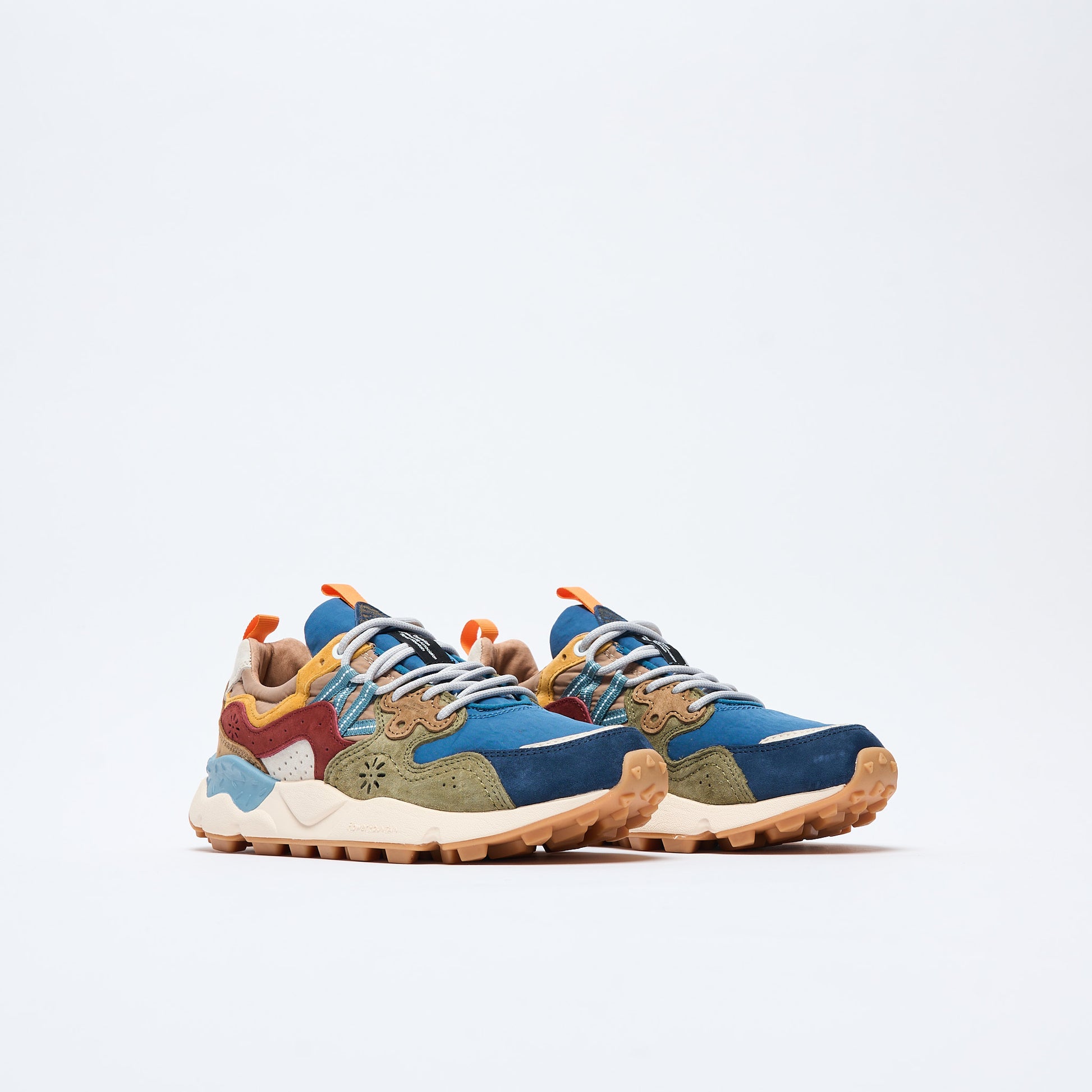 Flower Mountain - Yamano 3 Women Suede/Nylon (Blue/Army Green)