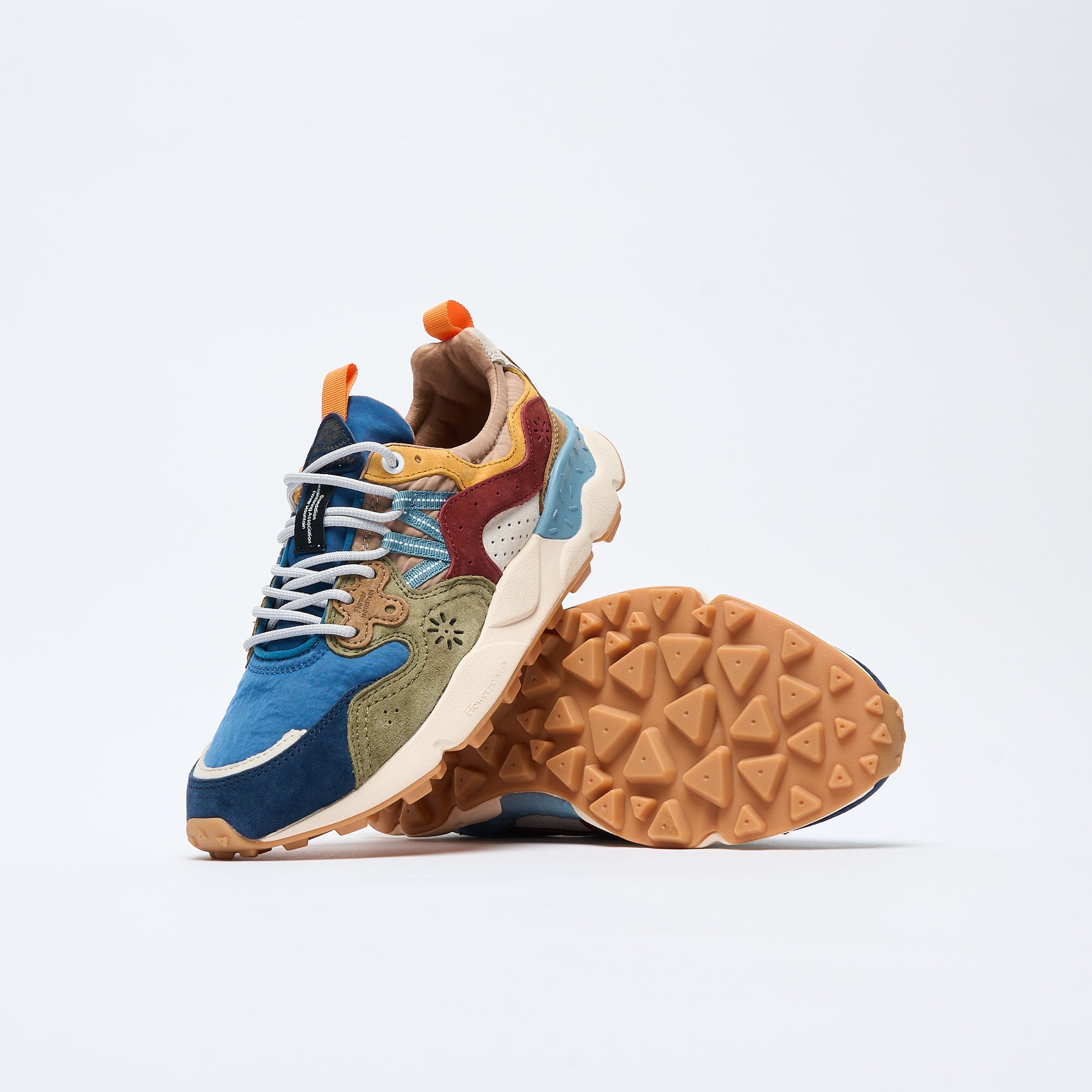 Flower Mountain - Yamano 3 Women Suede/Nylon (Blue/Army Green)