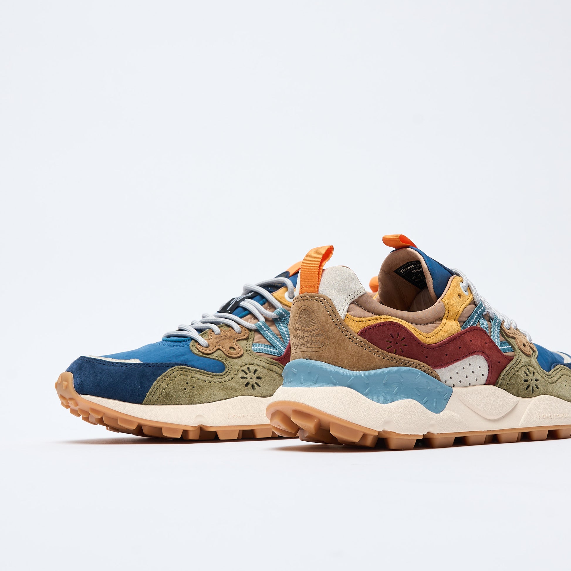 Flower Mountain - Yamano 3 Women Suede/Nylon (Blue/Army Green)