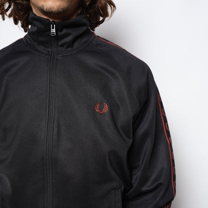 Fred Perry - Contrast Tape Track Jacket Black