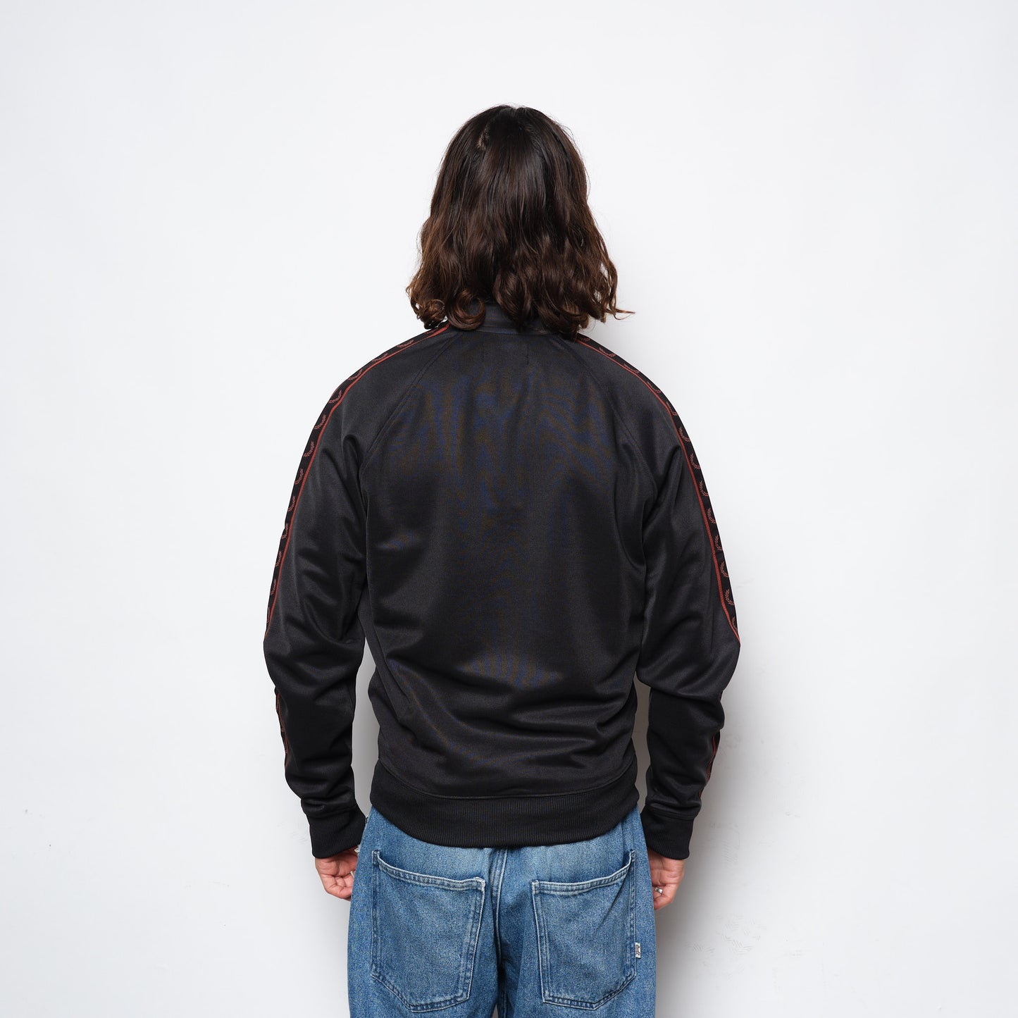 Fred Perry - Contrast Tape Track Jacket Black
