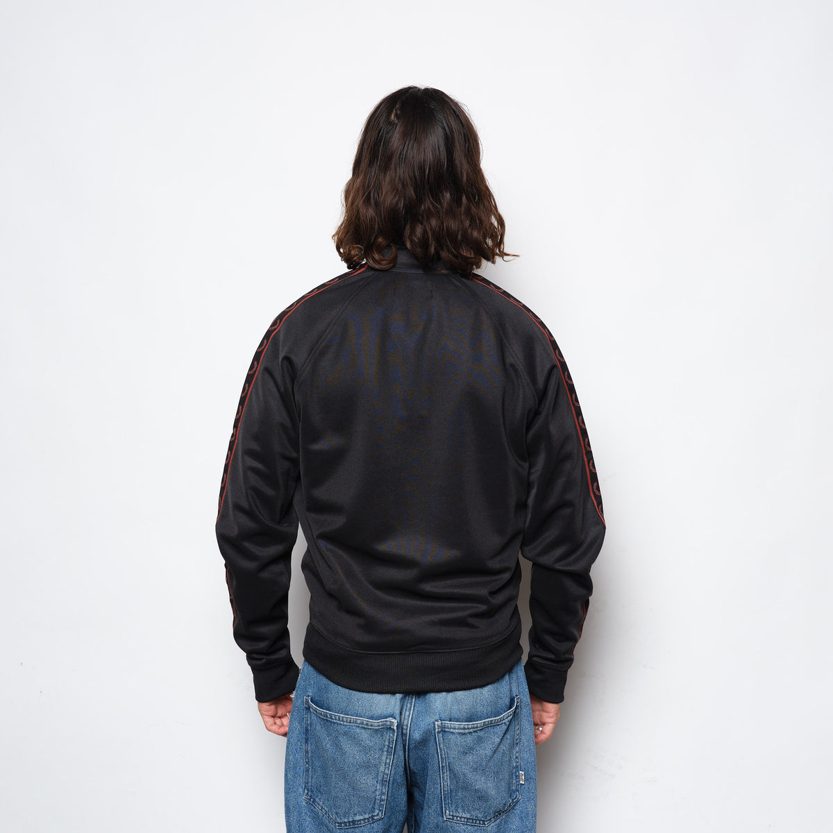 Fred Perry - Contrast Tape Track Jacket Black