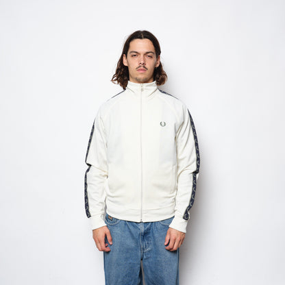 Fred Perry - Contrast Tape Track Jacket Ecru
