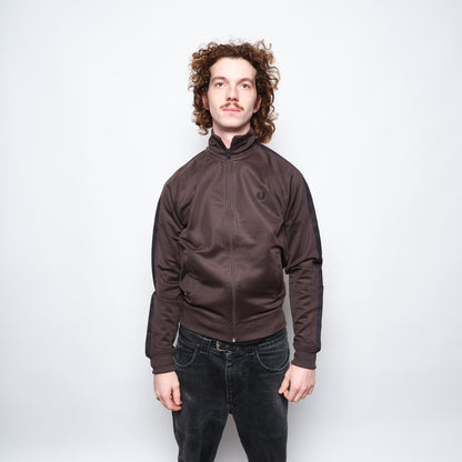 Fred Perry - Contrast Tape Track Jacket Rich Brown