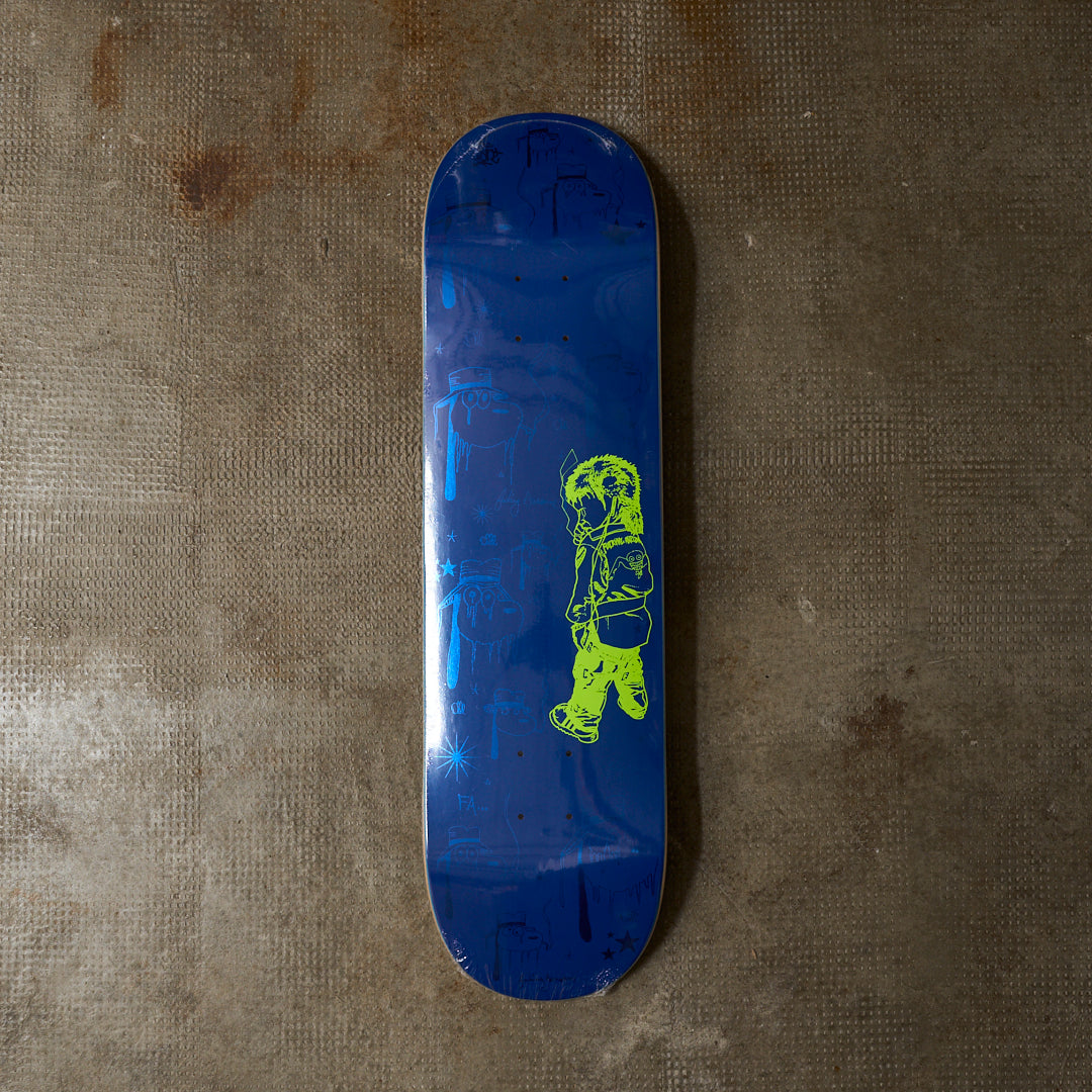 Fucking Awesome - Jason Dill Ratkid Blue Foil Deck 8.25