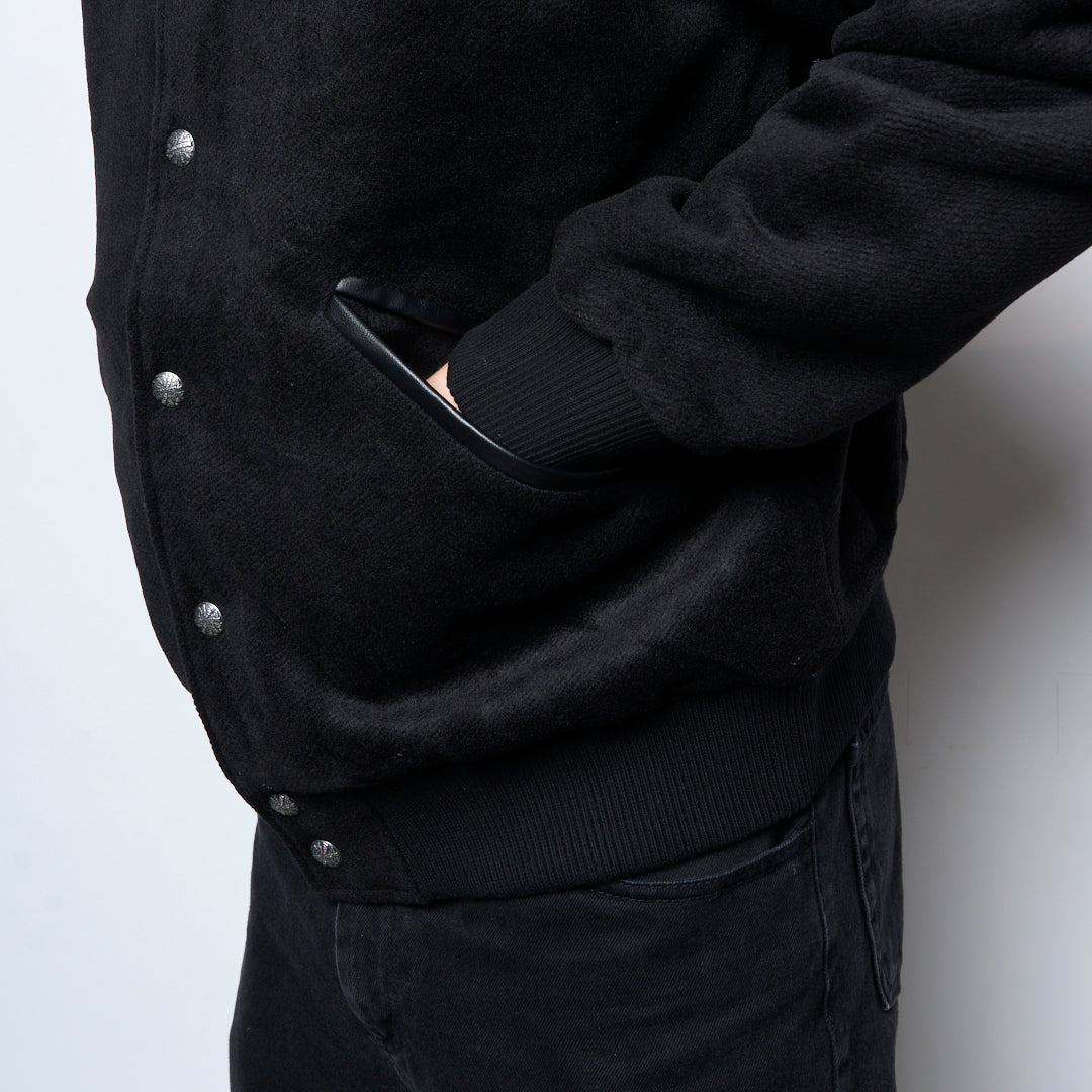 Fucking Awesome - Korea Bar Varsity Jacket (Black)