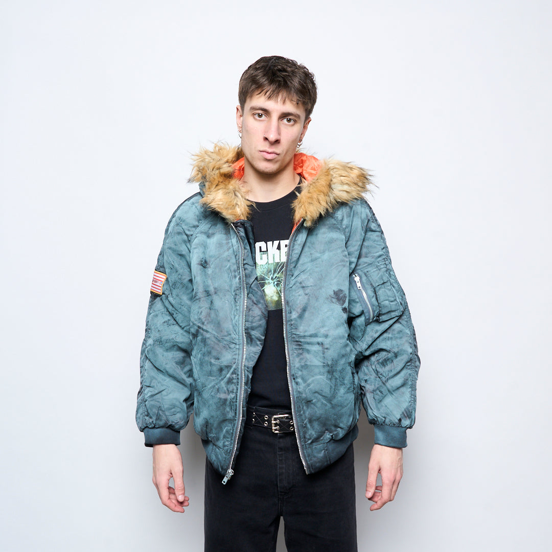 Fucking Awesome - Savie Hooded Bomber Jacket (Black)